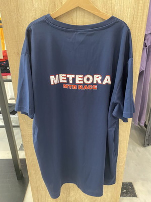 T-shirt Meteora MTB Race blue athletic men's size L like new