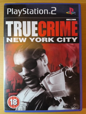 True Crime New York City PS2 Black Label like new, complete CIB