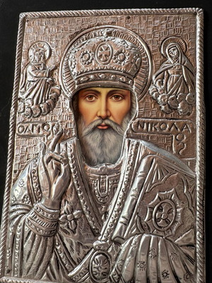 Saint Nicholas icon used