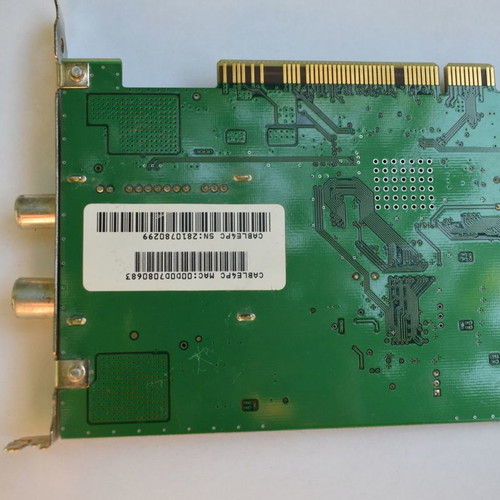 TV card used, made in Japan