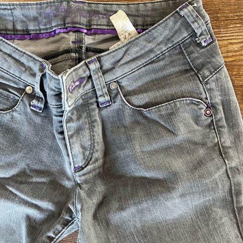 Women's jeans used, size 27, grey
