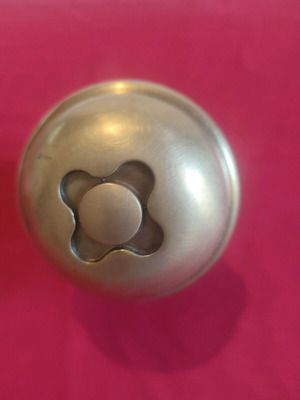 Brass door handle from 1960s like new