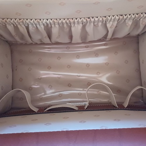 Samsonite Princess Vintage Beauty Case Black/Cognac