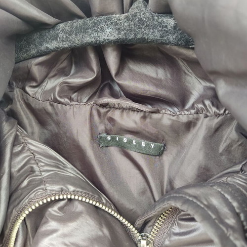 Sisley Benetton black down jacket used