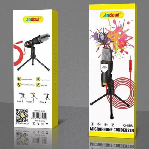 Andowl computer microphone with 3.5 mm jack new