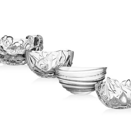 Small Rogaska Four Elements "Fire" bowl new, full lead crystal
