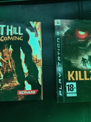 Silent Hill Homecoming and Killzone 2 PS3 covers like new
