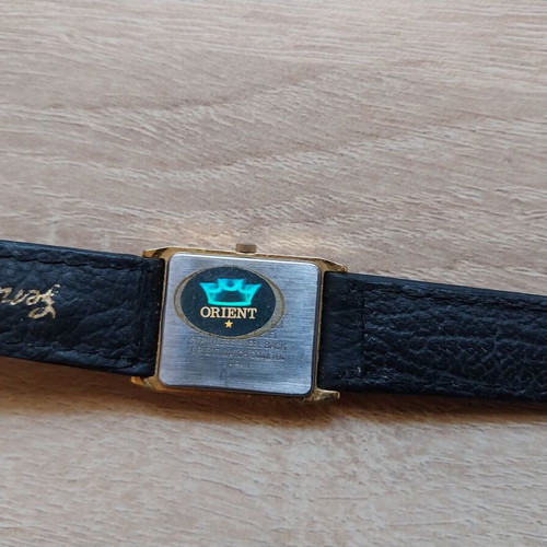 Vintage Orient Quartz Rectangular Watch (unisex)