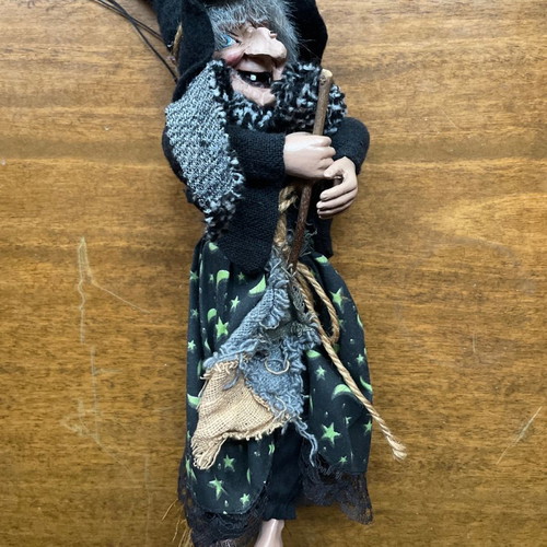 Witch doll new with laughing sound and eye blinking