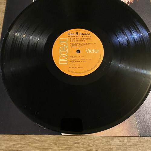 Best Of Scorpions vinyl like new, metal genre