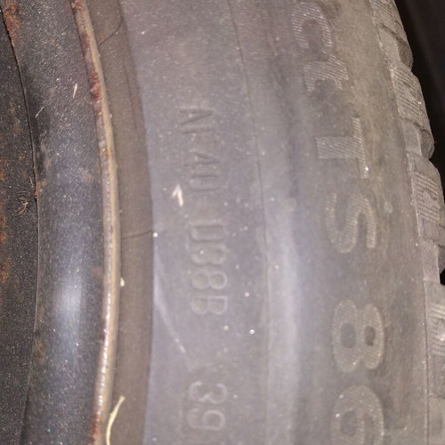 Winter tires used 225 50 17, set of 4