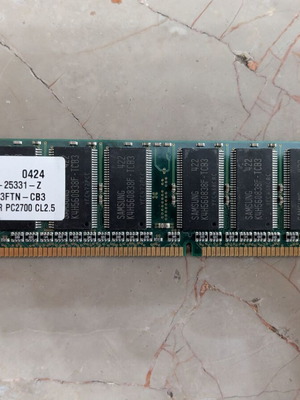 Samsung 256MB DDR PC2700 333MHz DIMM 184-pin memory used