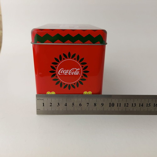 Metal Coca Cola Christmas Truck Box used