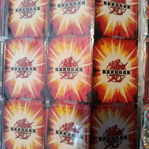 Bakugan metal cards set of 18 like new