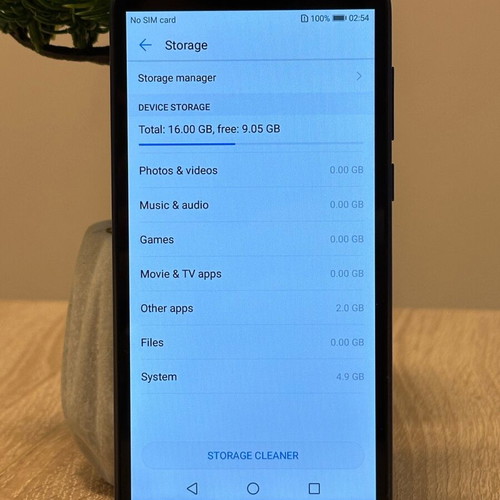 Honor 7S DUA-L22 smartphone like new, 16GB, dual SIM, blue