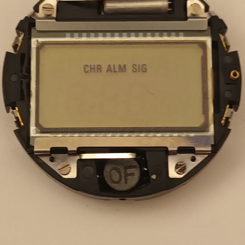 Casio Digital Alarm Chrono wristwatch used, black, 1980