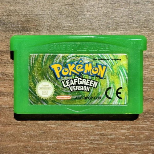 Pokemon Leaf Green cartridge for Nintendo Game Boy Advance like new