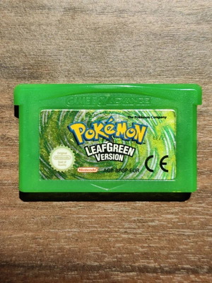 Pokemon Leaf Green cartridge for Nintendo Game Boy Advance like new