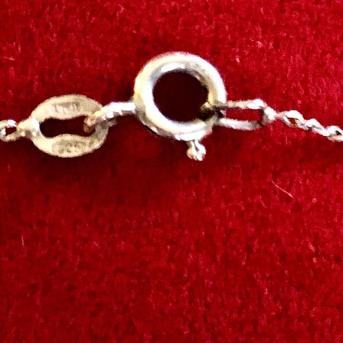 Silver cross with chain in 925 silver used