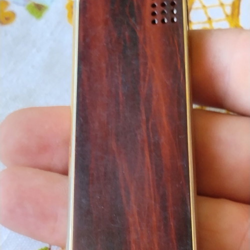 Ronson vintage pipe lighter used, woodgrain finish, 1970s