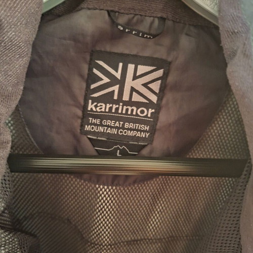 Karrimor men's waterproof jacket L like new, khaki