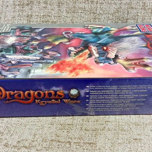 Mega Bloks Vorgan Attack Dragons Krystal Wars set, sealed vintage