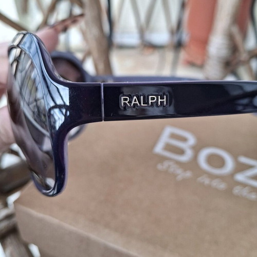 Ralph Lauren sunglasses like new, purple acetate with pink lens