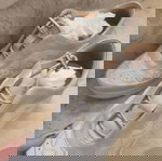 Stonefly λευκά γκρι παπούτσια με πλατφόρμα slip on Αριστη κατάσταση