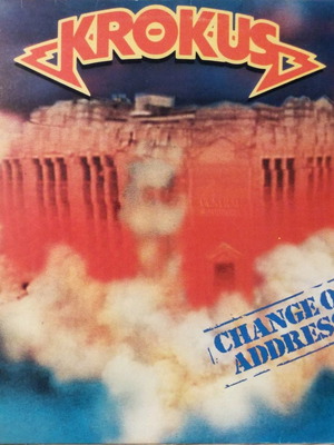 Krokus Change Of Address βινύλιο μεταχειρισμένο, metal