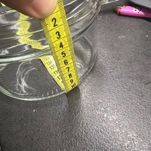Glass vases like new, set of two