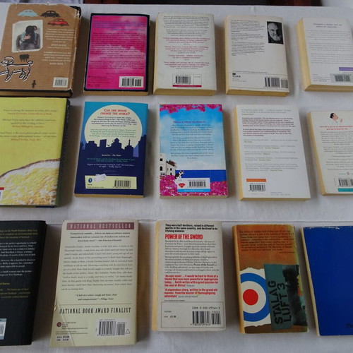 English books used, 15 vintage fiction and true stories