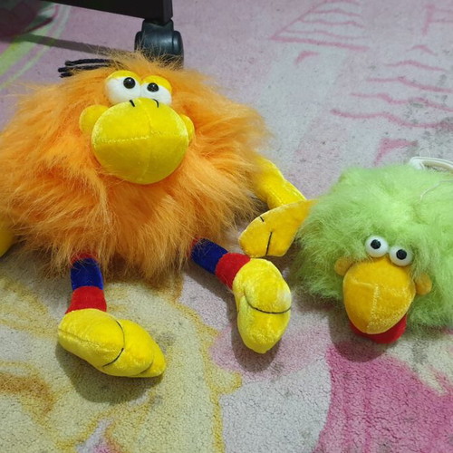 Boing Boing Crazy Rainbow Plush Toys used, bounce not working