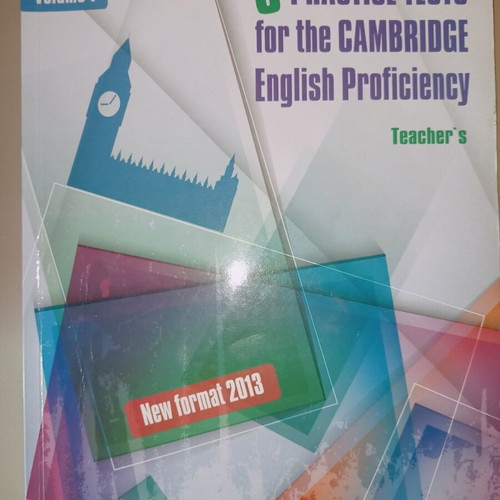 8 Practice Tests for the Cambridge English Proficiency pack of 3, like new