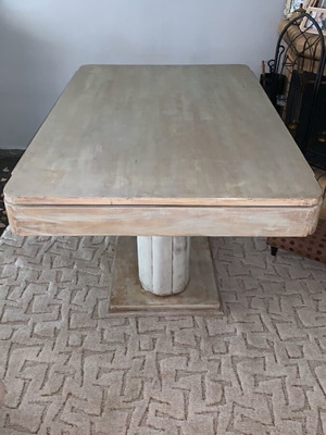 Art Deco dining table like new with chalk paint patina