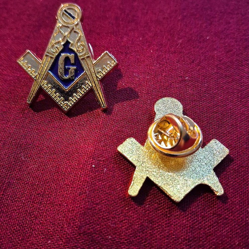 Metal Gold-Plated Masonic Pin new