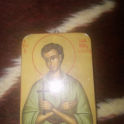 Christian icon Saint John the Russian new