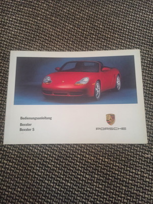 Porsche Boxster βιβλίο χρήσης καινούργιο, γερμανικά, μοντέλα 2.7 και S 3.2, 1999/2000
