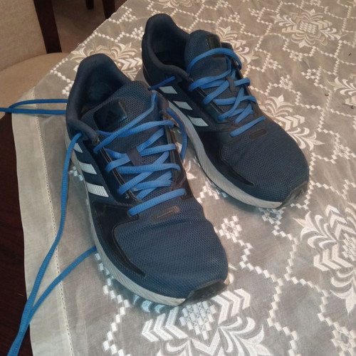 Adidas shoes size 40.5 used, blue