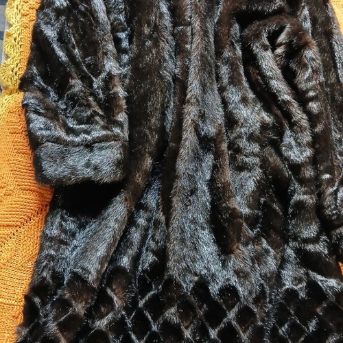 Women's fur coat used, size XXL