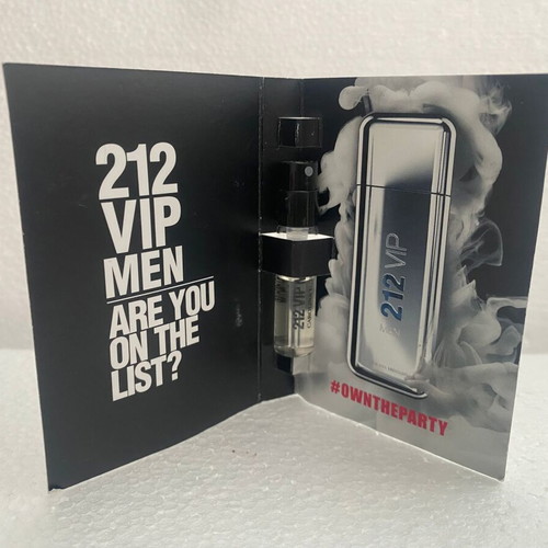 212 VIP Men Carolina Herrera perfume sample new, 1.5 ml