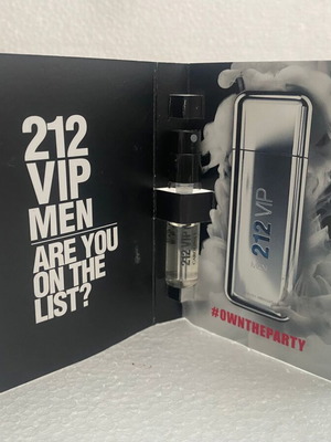 212 VIP Men Carolina Herrera perfume sample new, 1.5 ml
