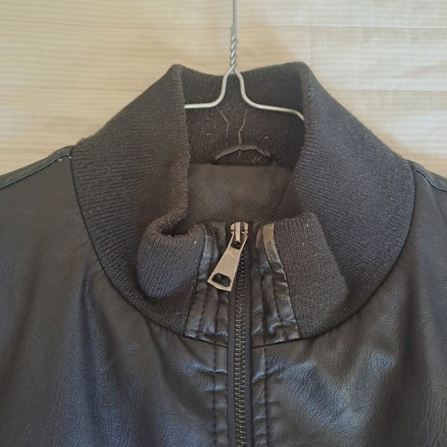 Leather jacket Vintage Industries XXL like new, dark brown