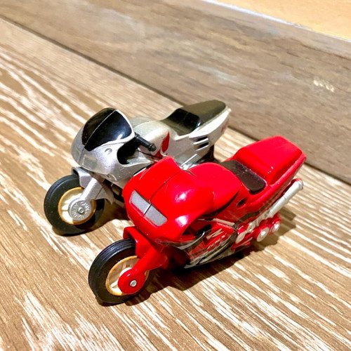Toy motorcycles used, set of 2 pieces