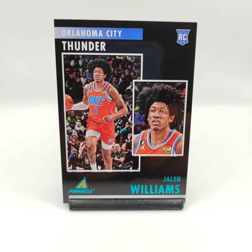 Jalen Williams Chronicles Pinnacle 2022-23 Teal Rookie Card like new