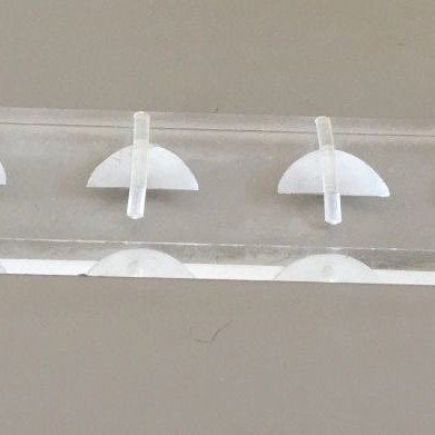Ring holder for 6 rings used, plexiglass