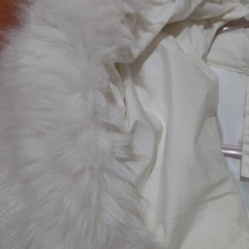 A-Style jacket like new, white and beige, size M
