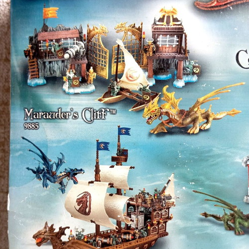 MEGA BLOKS Dragons Krystal Wars Marauder's Cliff set