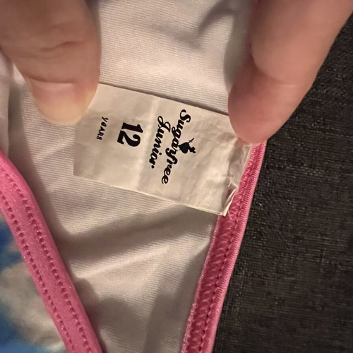 SugarFree Junior two-piece swimsuit used for girl 12 years old