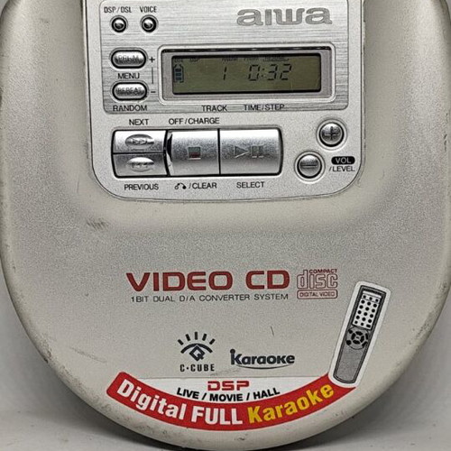 Aiwa XP-K7 Portable CD-Video CD & Karaoke Player like new