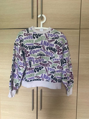 Zara girls' sweatshirt like new, multicolor, size 164 cm